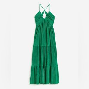 H&M Pleated Maxi Dress